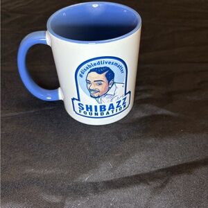 Blue and White Shibazz Foundation Coffee Mug